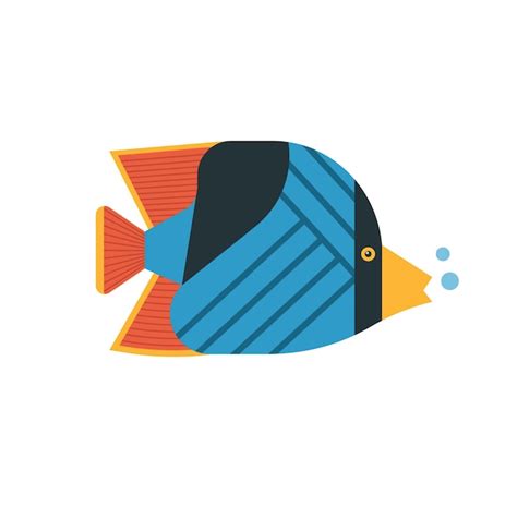 Premium Vector Tropical Fish Icon