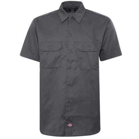 Dickies Short Sleeve Work Shirt Charcoal Dk0a4xk Ch0 Work Shirt