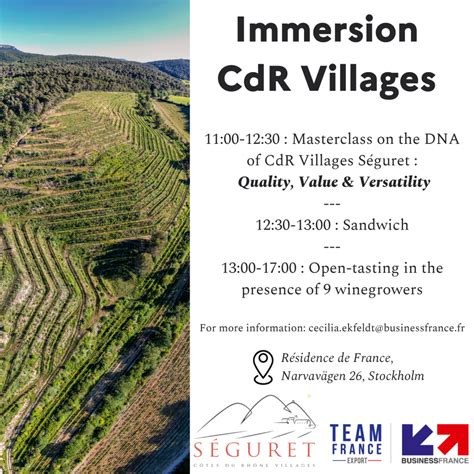 CdR Villages Séguret 18 mars 2024 Franska Residenset Vinmagasinet