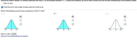 Solved Assume The Random Variable X Is Normally Distributed