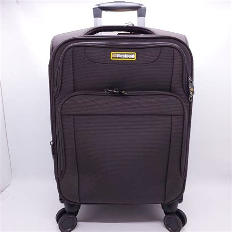 Jual Koper President Kain Jeans Original Kuat Baru Suitcase