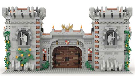 LEGO MOC Medieval Castle Gate by LegoBricking | Rebrickable - Build with LEGO