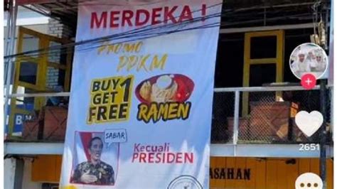 Foto Resto Ramen Buat Promo Tak Berlaku Untuk Jokowi Netizen Pemberani