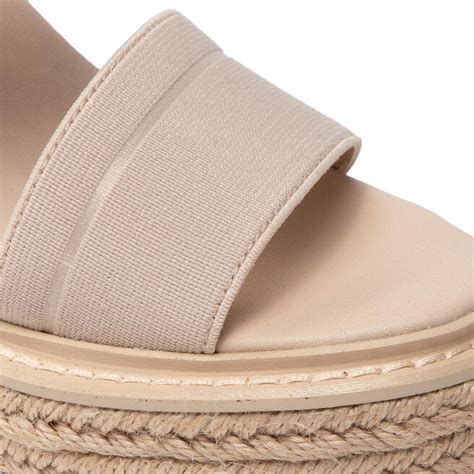 Espadrilles Calvin Klein Wedge Sndl 70 He HW0HW00690 Bézs ecipo hu