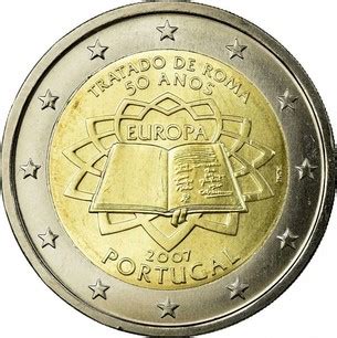 Portuguese Euro Th Anniversary Of The Treaty Of Rome Km