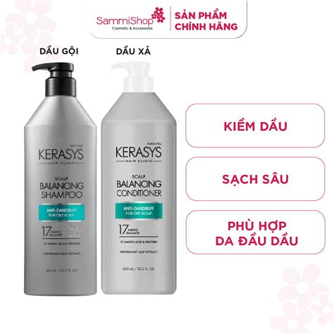 Aekyung Kerasys Dầu gội Hair Clinic Scalp Balancing Shampoo ...