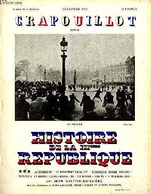 Le Crapouillot Histoire De La Troisieme Republique By Collectif Bon