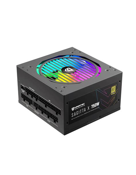 Nfortec SAGITTA X 750W Fuente de Alimentación Modular RGB 80 GOLD