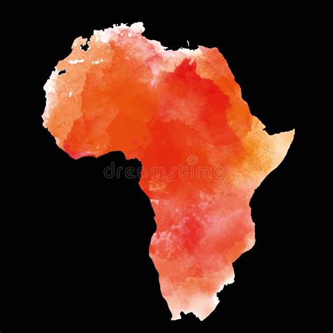 Mapa Del Continente Frica Solo Icono Del Safari Africano En Web Del