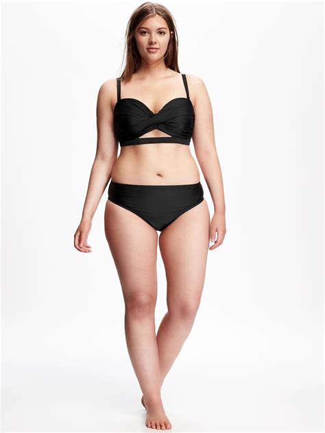 Twist Front Plus Size Bikini Top Old Navy