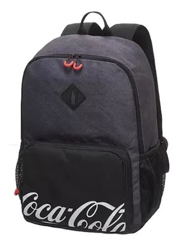 Mochila Coca Cola Core Unissex Adulto Cinza X Cm Mercadolivre