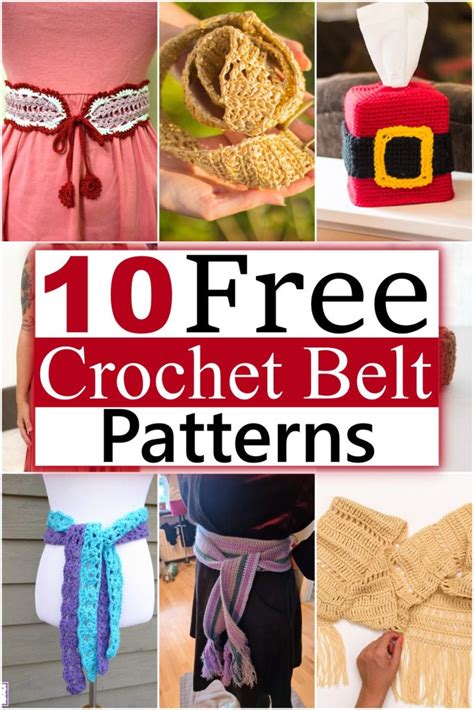 Free Crochet Belt Patterns Diy Crafts