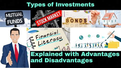 Types Of Investments Advantage And Disadvantage Of Different