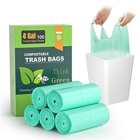 Ayotee Small Trash Bags With Handles Counts Small Biodegradable