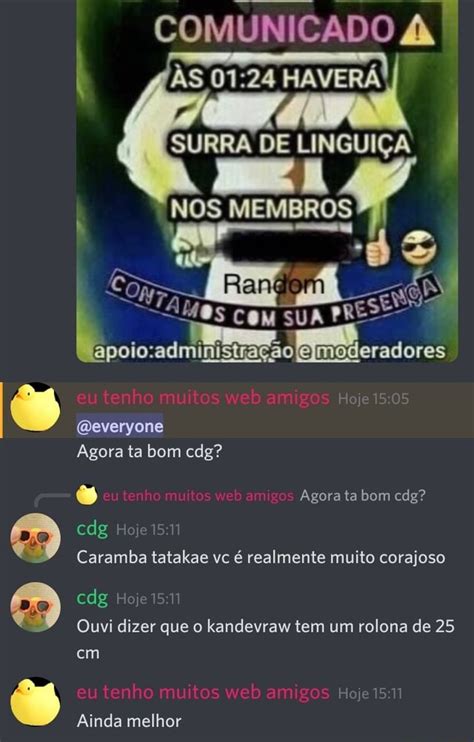 Comunicado À Surra De LinguiÇa Nos Membros Ntamos Com Sua Eu Tenho