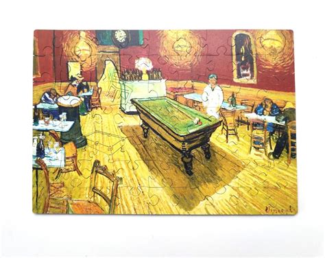 Nocna Kawiarnia Van Gogh Drewniane Puzzle A Oficjalne