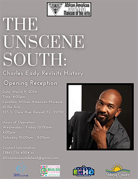 The Unseen South: Charles Eady Revisits History – African American Museum of the Arts