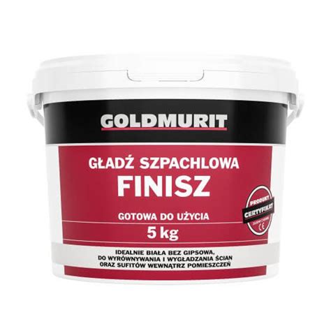 Gładź Szpachlowa 5kg Goldmurit Finish Inne