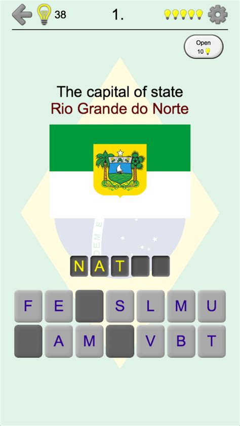 Android 용 Brazilian States Quiz About Flags And Capitals Apk 다운로드