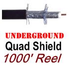 RG11 Quad Shield Burial Coaxial Cable 1000 Bulk 3 Star Incorporated