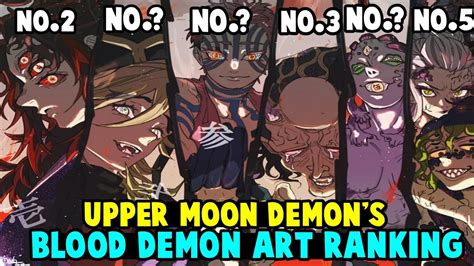 Blood Demon Art Ranking ।। Upper Moon Demons 🤔🤔 ।।in Hindi Youtube