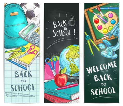 Welcome Back To School Backgrounds Stock Illustrations 95 Welcome