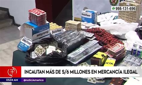 Policía incautó más de 6 millones de soles en mercancía ilegal