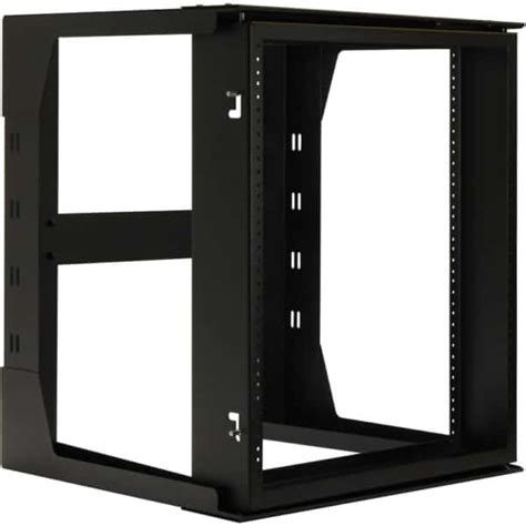 12u Wall Mount Rack Hinged 19 Cable Management Solution Compatible Gruber Communications