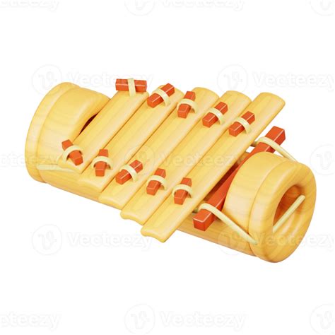 Kulintang Pring 3d Illustration 48026820 Png
