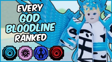 Every GOD Bloodline RANKED From WORST To BEST Shindo Life Bloodline