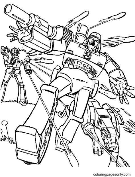 Megatron Coloring Pages Coloringpagesonly