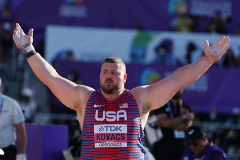 Ryan Crouser Defeats Joe Kovacs To Win The Shot Put At The World Track