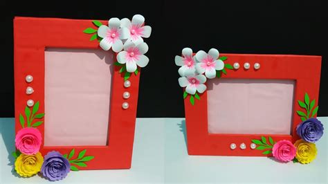 Photo Frame Diy Ideas How To Make Easy Photo Frame At Home Photo