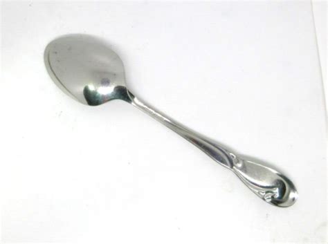 Oneida Deluxe Calla Lily Teaspoon Glossy Stainless Flatware Ebay