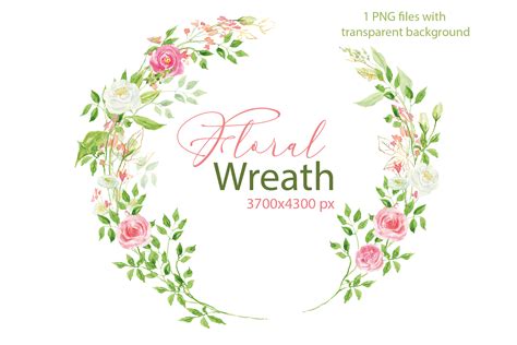 Watercolor Floral Wreath Graphic By Elena Dorosh Art Creative Fabrica