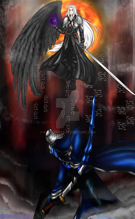 Sephiroth And Vergil Final Fantasy And More Drawn By Kamonkaze