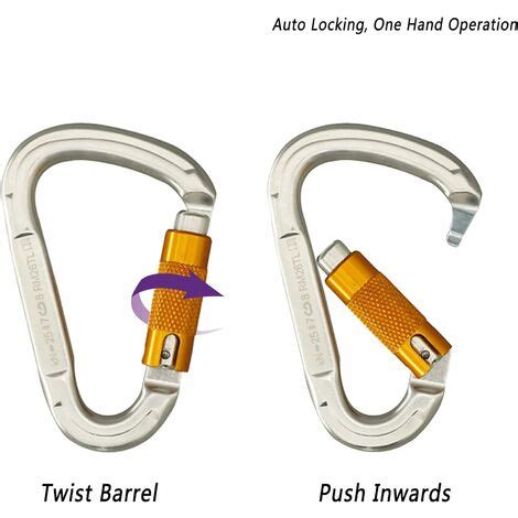 Sob Mousquetons Escalade Clips De Mousqueton Verrouillage Automatique