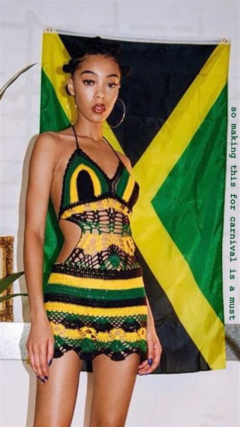 Jamaican Crochet Dress Dancehall Outfits Jamaican Clothing Girly