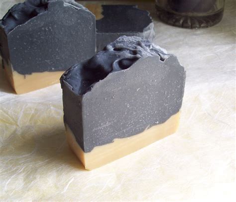 Mellow And Bubbly Earl Grey Silk Organic Charcoal Soap With Tussah Silk