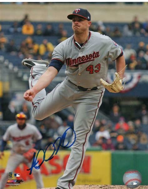 ADDISON REED MINNESOTA TWINS SIGNED AUTOGRAPHED 8X10 W COA Autographia