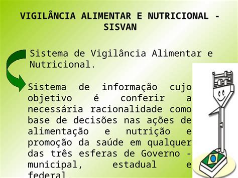 Ppt VigilÂncia Alimentar E Nutricional Sisvan Sistema De Vigilância