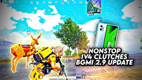 Nonstop 1v4 Clutches 💀 Bgmi 29 Update 🔥 On Redmi K50i ⚡ Pubg Bgmi