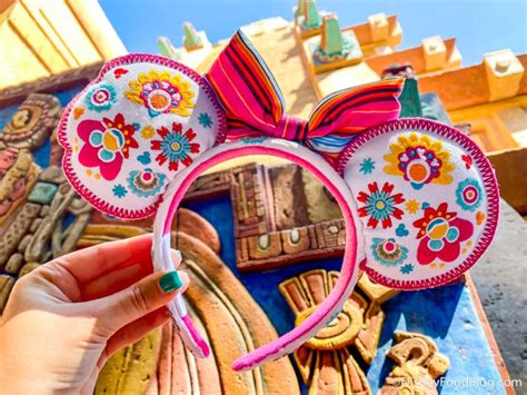 Photos Colorful New Minnie Ears Just Debuted At Epcot S Mexico