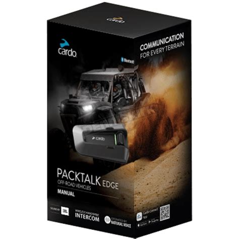 Cardo Systems Packtalk Edge Dual ORV Edition Bluetooth Communication