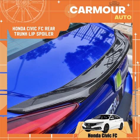 Honda Civic Fc Rear Trunk Lip Spoiler Shopee Philippines