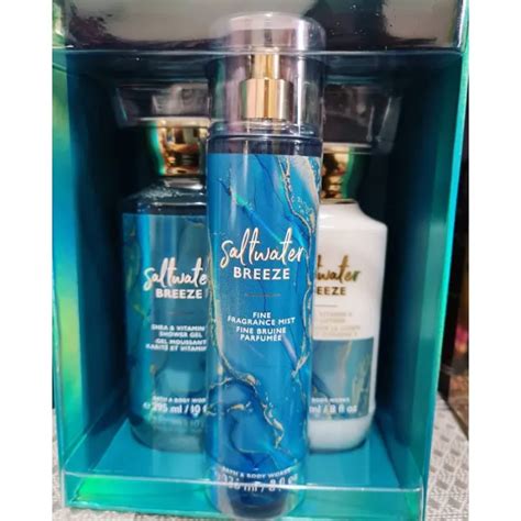 Authentic Bath And Body Works Saltwater Breeze Fragrance Mist Lotion