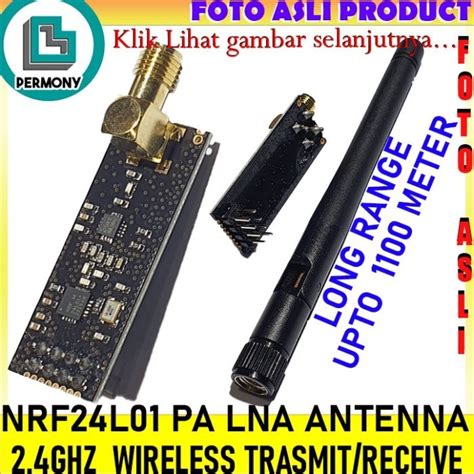 Jual Nrf L Pa Lna Antenna Ghz Wireless Module Long Range