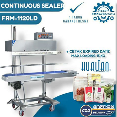 Jual Mesin Continuous Band Sealer Frm Mesin Segel Plastik Kemasan