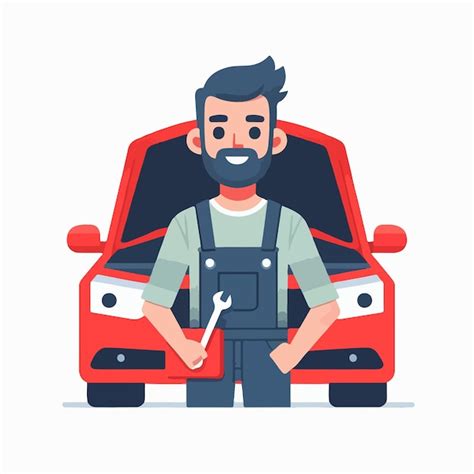 Vetores E Ilustrações De Homem Mecanico Dentro Carro Para Download