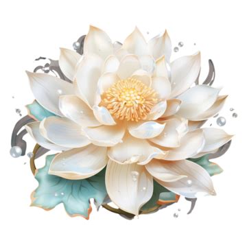 Chinese Style Lotus Illustration Elements Chinese Style National